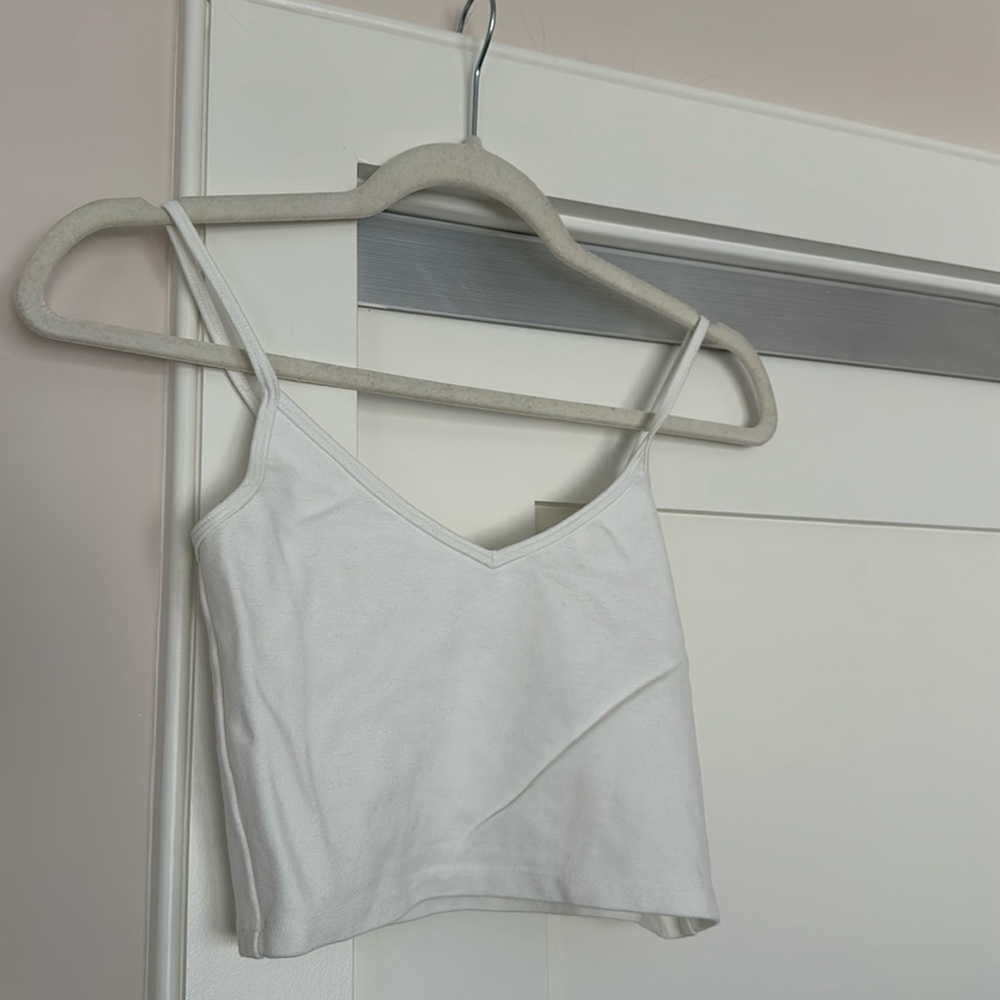 Aritzia Sunday Best cropped ballet tank top - size small